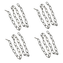 1M Heavy Duty Chain For Vintage Chandelier Hanging Lamp,Pearl black