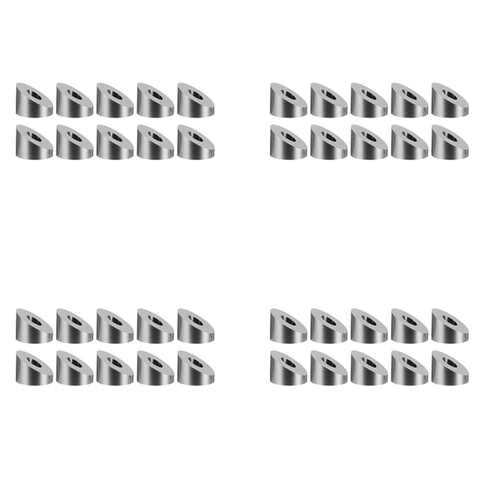 T316 1/4 Inch 30 Degree Angle Beveled Washer For Diy Balustrade 10 Pc 4712751229857
