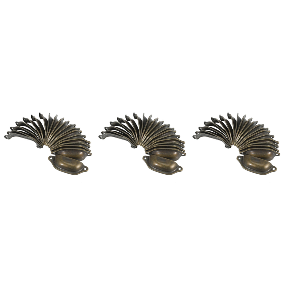 20Pcs Door Cabinet Iron Shell Cup Handle Cupboard Knob 9.7cmx3.5cm-image-OPC-PJ92TFB-NEW