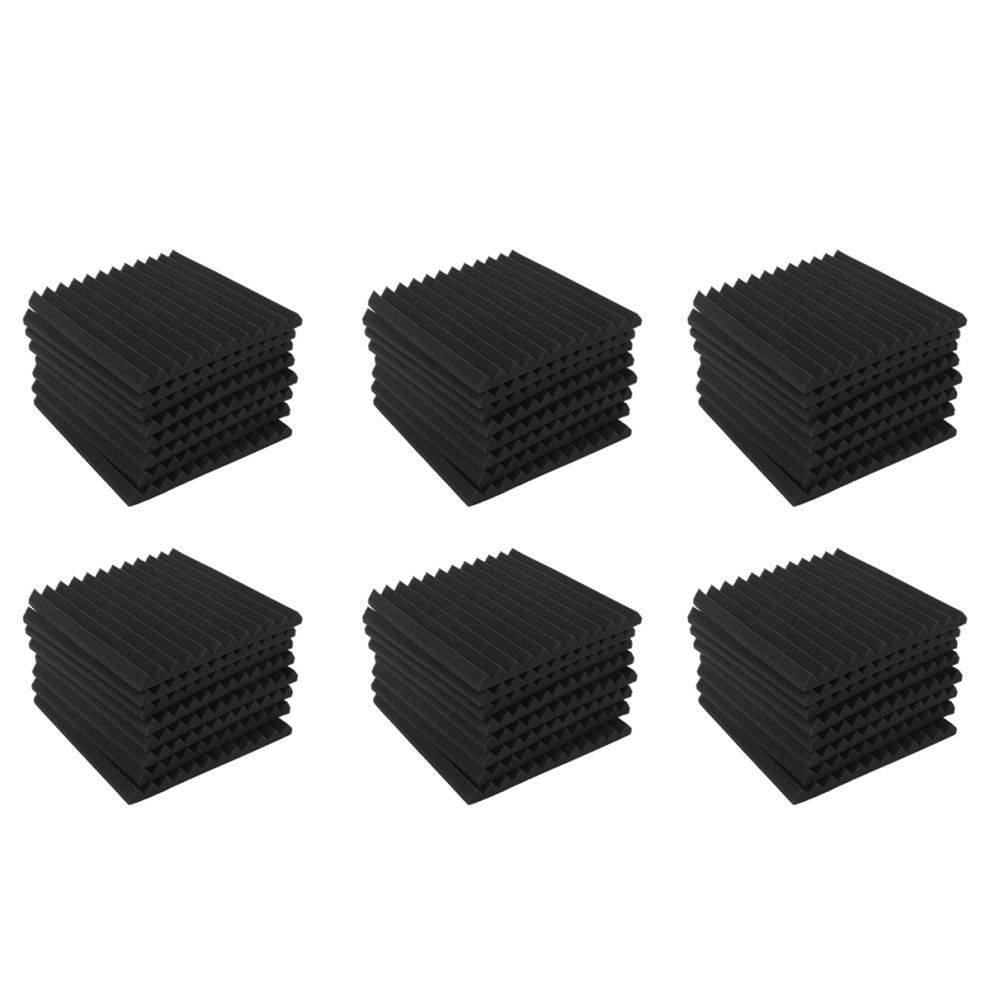 Wedge Acoustic Foam With Adhesive Tape 8 Pcs Soundproof Panels 4712751228713