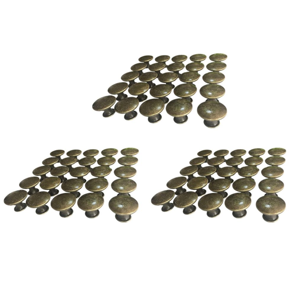 25Pcs Door Drawer Knobs 30Mm Antique Kitchen Cabinet Cupboard Handles 4712751297627