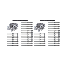 20 Pairs 1/8 inch Cable Railing Kits 30 Degree Washer for Decking