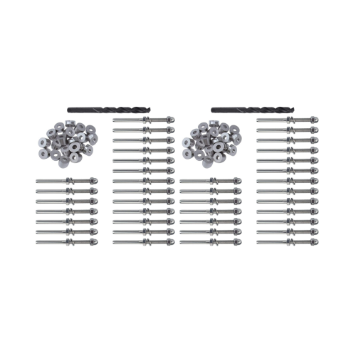 20 Pairs 1/8 inch Cable Railing Kits 30 Degree Washer for Decking
