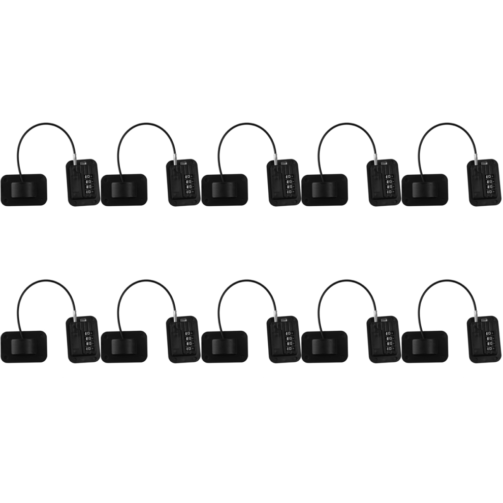 Upgraded Password Child Safety Lock Fridge Door Cabinet Locks - Black