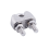 4pcs Stainless Steel Cable Clip Saddle for 5/32 inch 4mm Wire Ropes 6