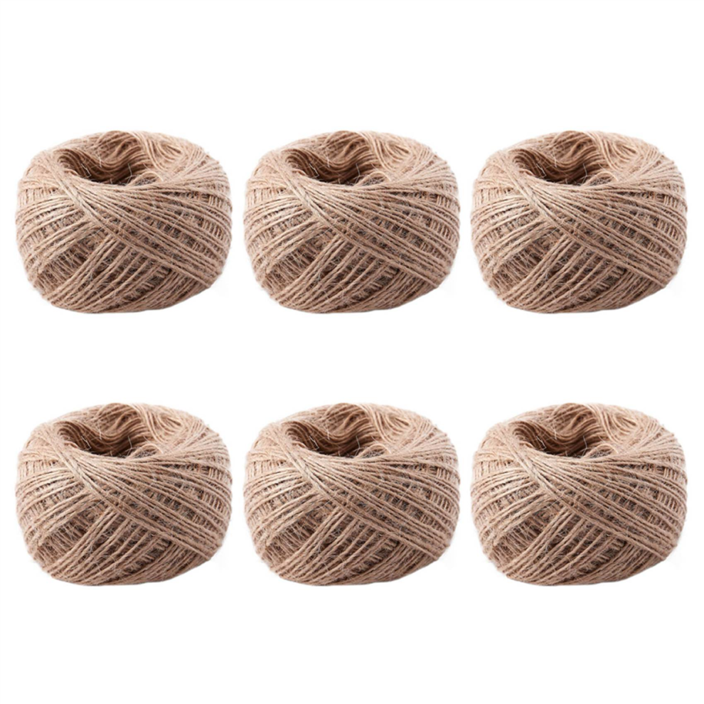 100 Meter - Natural Textured Hessian Twine String 1Mm 4712751230747