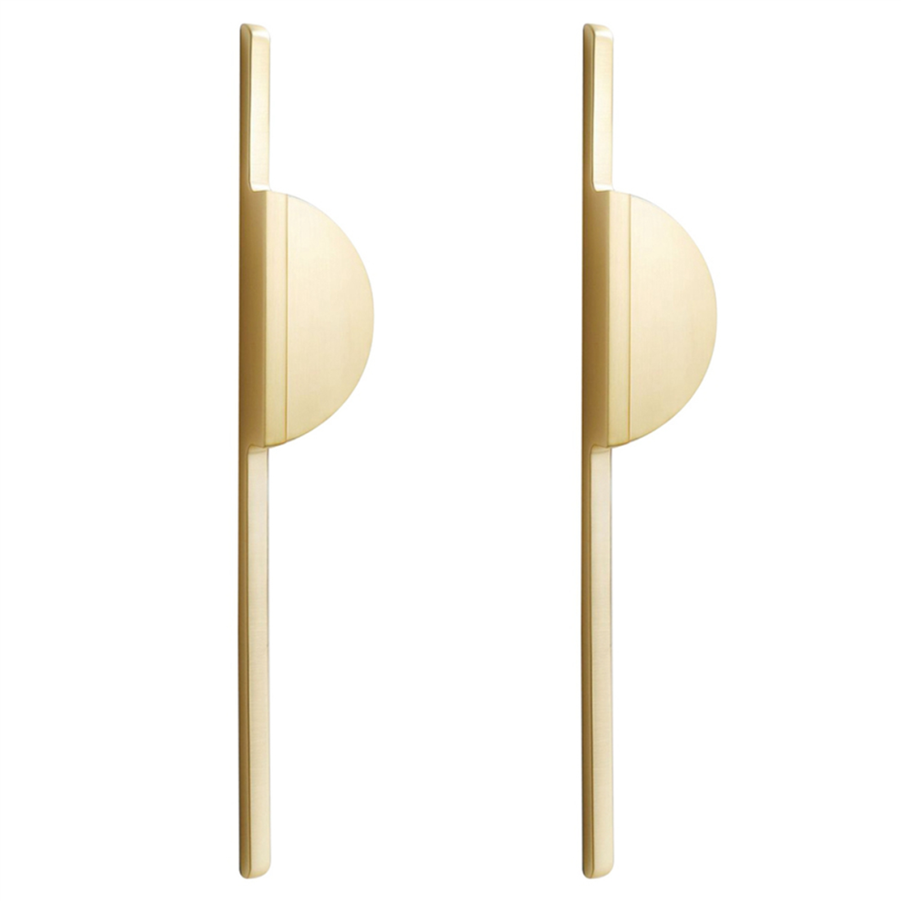 Kitchen Pulls Cabinet Pulls Handle Brushed Brass Wardrobe -Gold Large 4712751298372