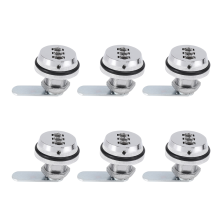 Alloy Code Combination Cam lock Keyless silver