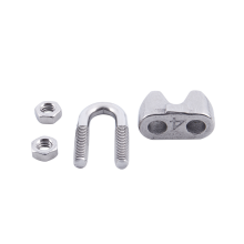 4pcs Stainless Steel Cable Clip Saddle for 5/32 inch 4mm Wire Ropes
