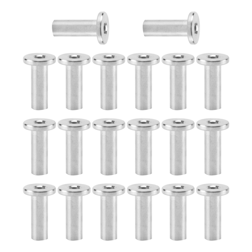 20Pcs Stainless Steel Protector Sleeves for 1/8inch DIY Balustrade 2