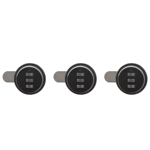Alloy Code Combination Cam lock Keyless black 1