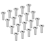 20Pcs Stainless Steel Protector Sleeves for 1/8inch DIY Balustrade 5