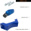 Cylinder Mounted Gas Bracket for Motorhome RV Caravan,Blue 7