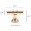 8 Packs Champagne Gold Cabinet Knobs Drawer Knobs Euro T Bar Knobs 4