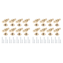 8 Packs Champagne Gold Cabinet Knobs Drawer Knobs Euro T Bar Knobs