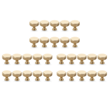 10Pcs Round Kitchen Cabinet Pulls for Dresser, Cupboard and Wardrobe