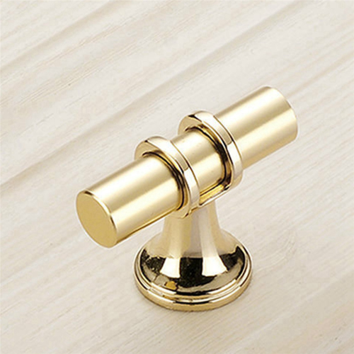 8 Packs Champagne Gold Cabinet Knobs Drawer Knobs Euro T Bar Knobs 1