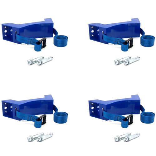 Cylinder Mounted Gas Bracket for Motorhome RV Caravan,Blue