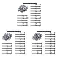 20 Pairs 1/8 inch Cable Railing Kits 30 Degree Washer for Decking