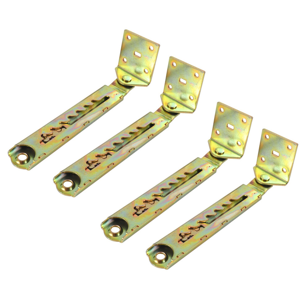 1Pair Angle Lifting Rod Desk 7Gear Adjusting Angle Hinge With Bracket 4712751232437