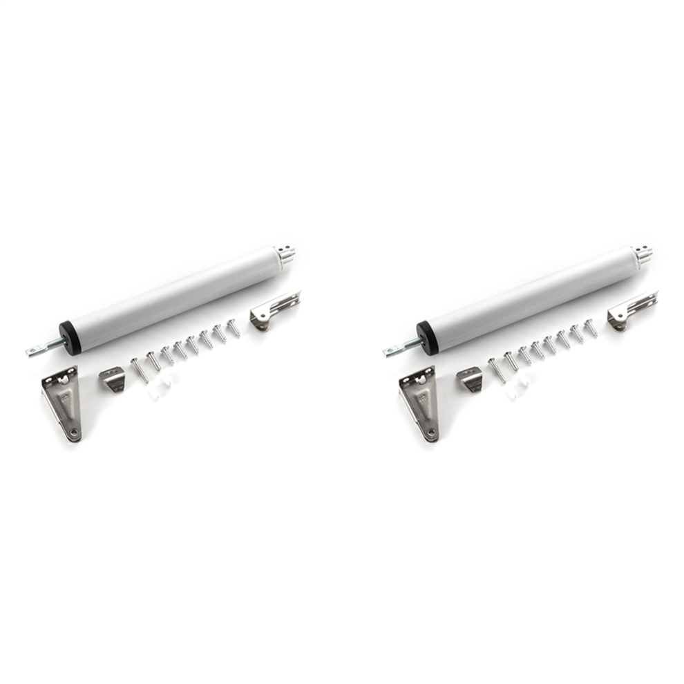 Pneumatic Door Closer Soft Close Automatic 100 Degree Silver 4712751232086