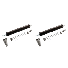 Simple Door Closer Silent Pneumatic Hydraulic Buffer Automatic Brown