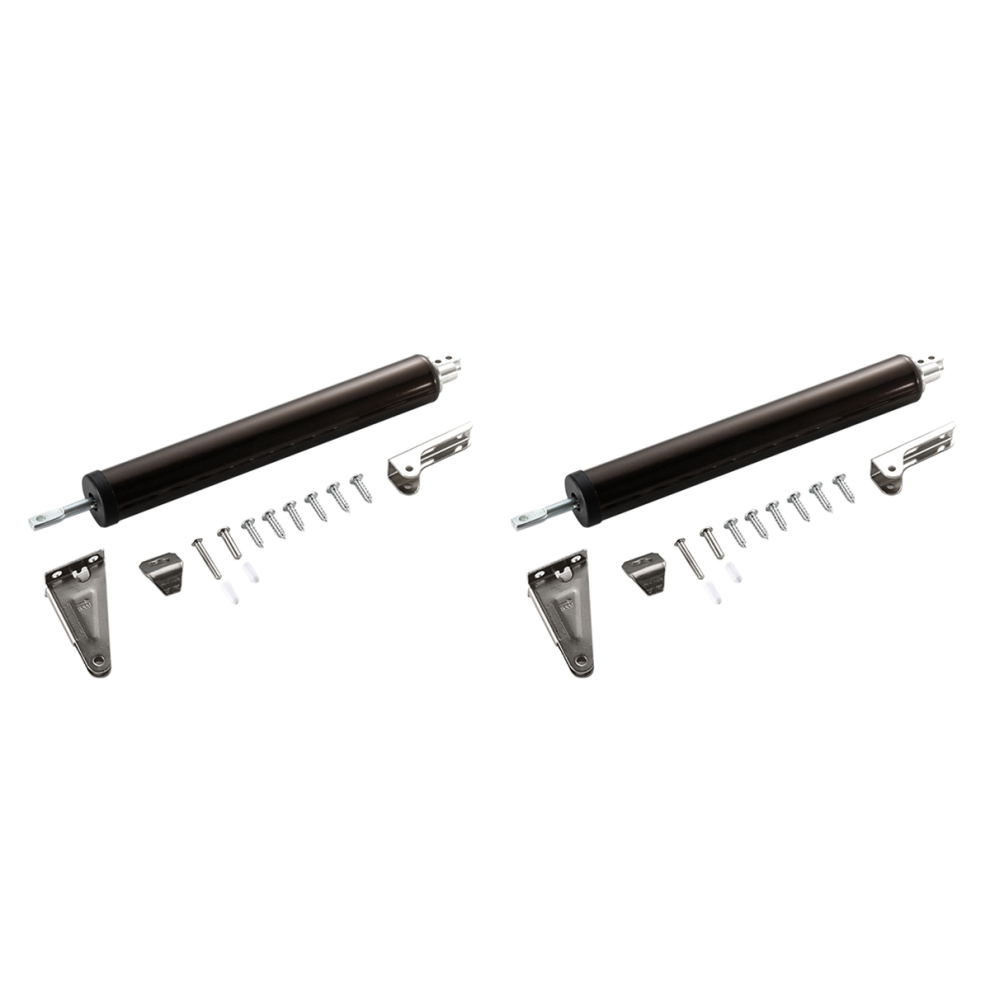 Simple Door Closer Silent Pneumatic Hydraulic Buffer Automatic Brown 4712751232147