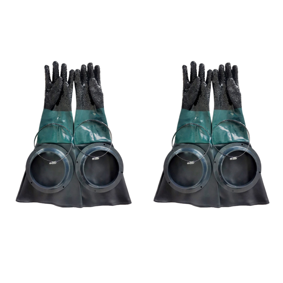 Sandblasting Gloves Sandblaster Parts 60Cm For Sandblast Cabinet 4712751235544