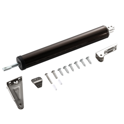 Simple Door Closer Silent Pneumatic Hydraulic Buffer Automatic Brown 1