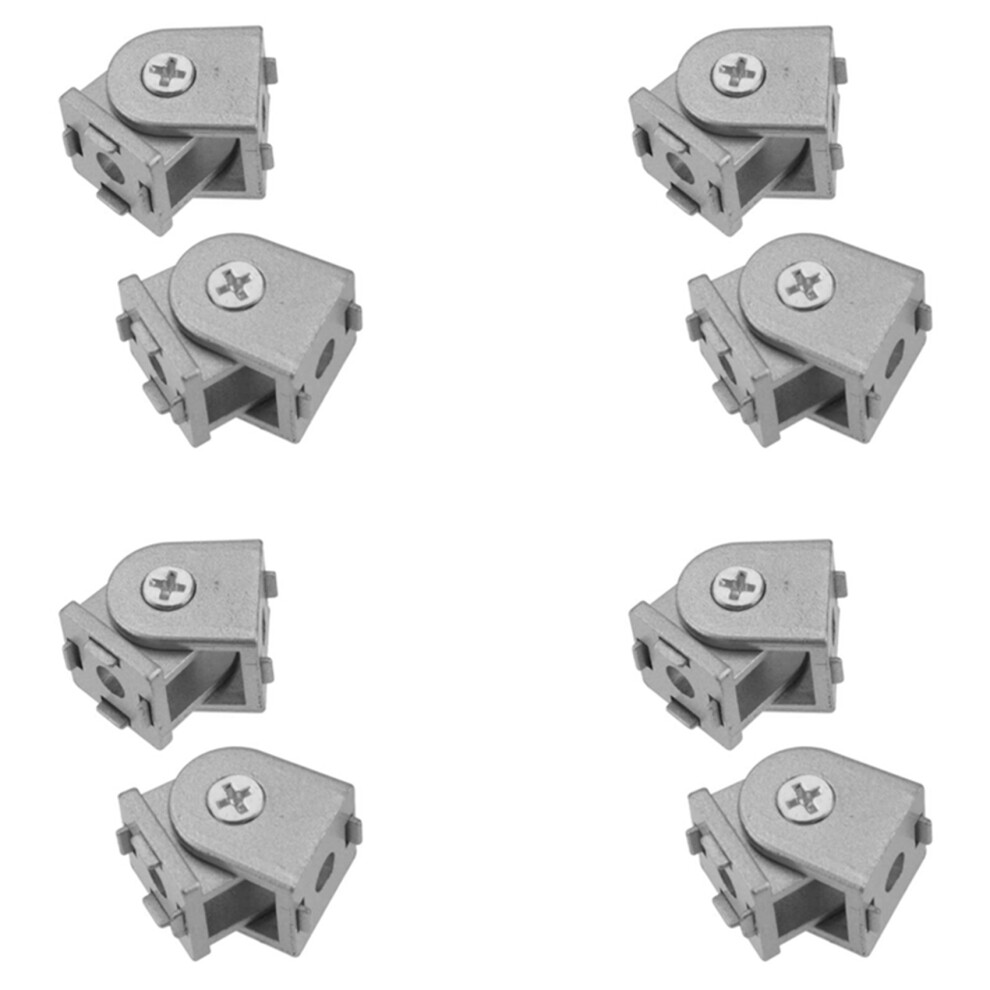 8 Pcs Aluminum Alloy Pivot Joint For Aluminum Extrusion 2020 Series 4712751233724