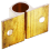 1.5-inch Long Brass Door Latch Sliding Lock Bolt Gold 7