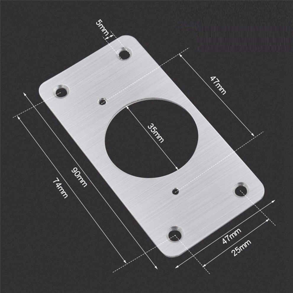 10Pcs Hinge Repair Plate For Cabinet Furniture Drawer Panels Table 4712751232338