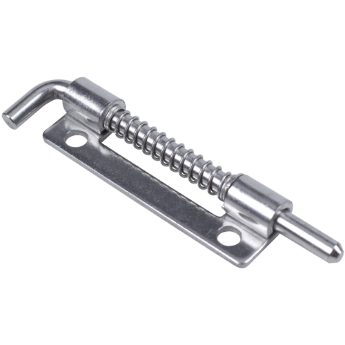 Hardware Spring Loaded Metal Security Bolt Latch 3.5" Silver 1