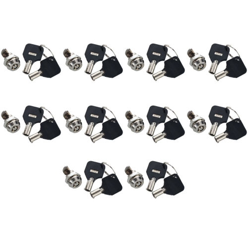 12mm Threaded Keyed Quarter Turn Cam Lock for Drawer Box Locker