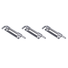 Hardware Spring Loaded Metal Security Bolt Latch 3.5" Silver