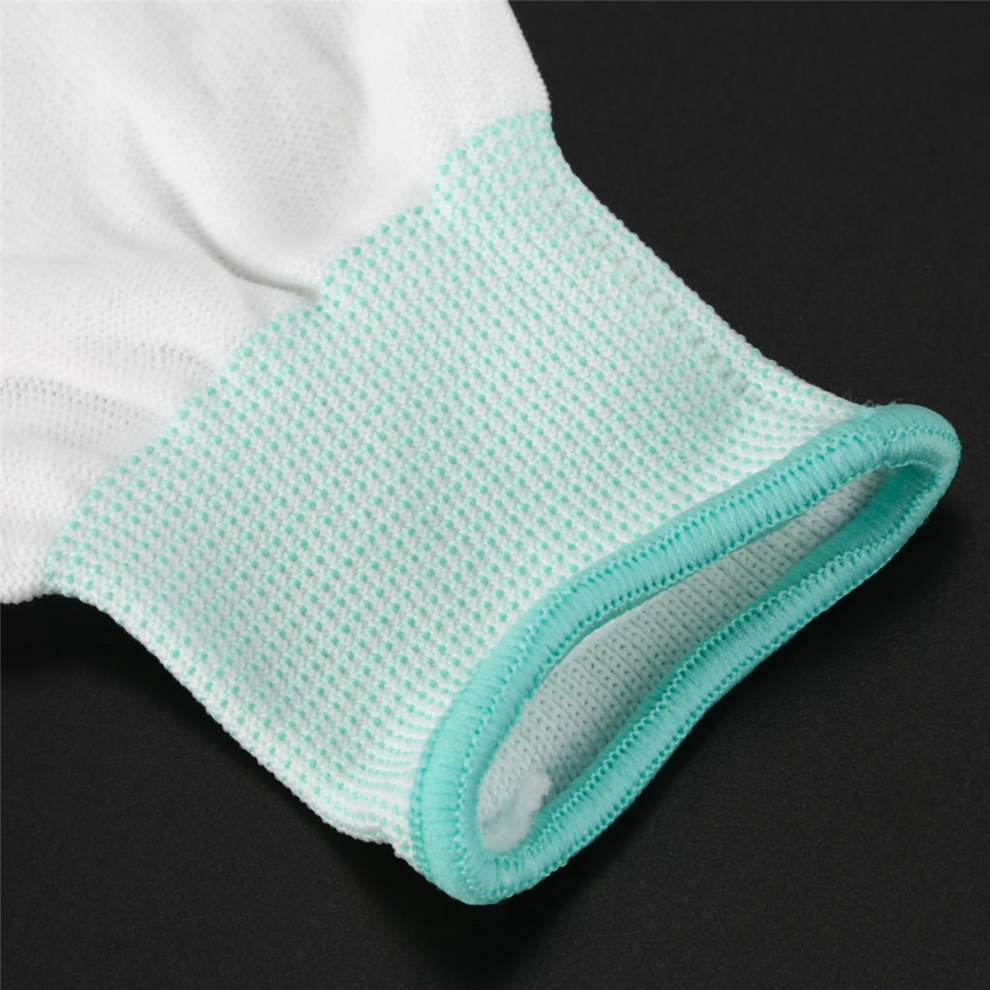 1 Pair Esd Pc Computer Working Anti Skid Anti-Static White Gloves 4712751235339