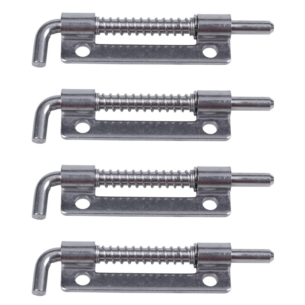 Hardware Spring Loaded Metal Security Bolt Latch 3.5 Inch 4712751231928
