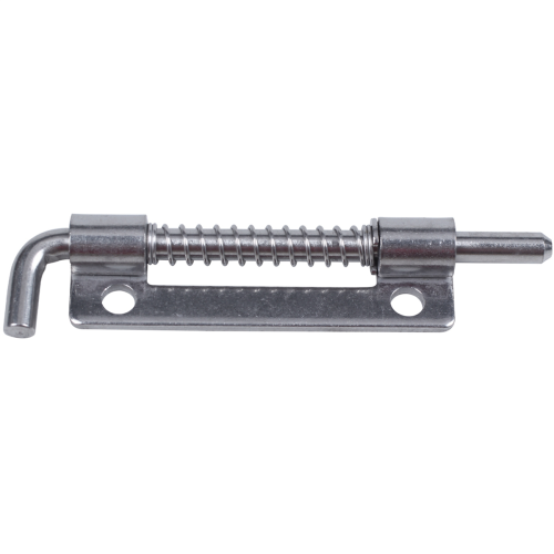Hardware Spring Loaded Metal Security Bolt Latch 3.5" Silver 2