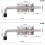 1Pcs Stainless Steel 6.5inch Spring Lock for Doors and Trailer Gate 4