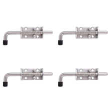1Pcs Stainless Steel 6.5inch Spring Lock for Doors and Trailer Gate