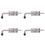 1Pcs Stainless Steel 6.5inch Spring Lock for Doors and Trailer Gate 1