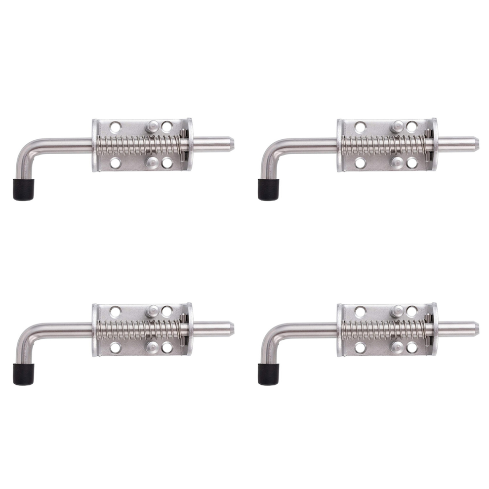 1Pcs Stainless Steel 6.5Inch Spring Lock For Doors And Trailer Gate 4712751231683