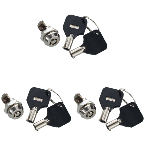 12mm Threaded Keyed Quarter Turn Cam Lock for Drawer Box Locker
