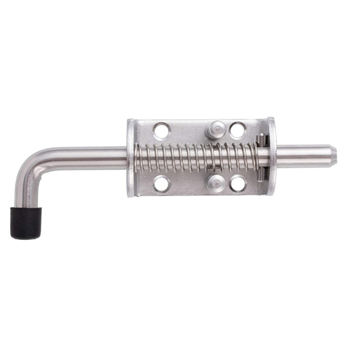 1Pcs Stainless Steel 6.5inch Spring Lock for Doors and Trailer Gate 2