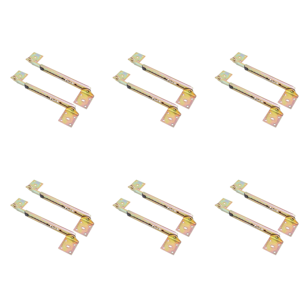 1Pair Lifting Rod Desk 10 Gear Adjusting Angle Hinge With Bracket 4712751232444