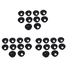 10 pcs 35 mm schwarze Kabeldurchfuehrung
