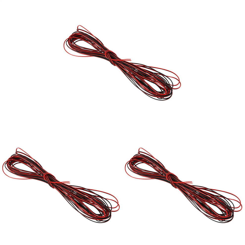 22 Gauge Red Black Zip Wire Awg Cable Power Ground Stranded Copper 4712751231386