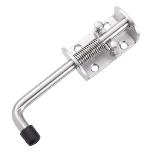 1Pcs Stainless Steel 6.5inch Spring Lock for Doors and Trailer Gate 1