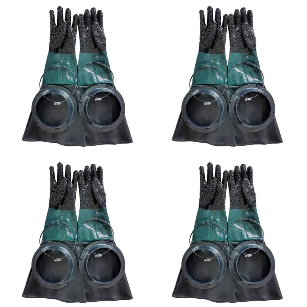 Sandblasting Gloves Sandblaster Parts 60Cm For Sandblast Cabinet 4712751235520