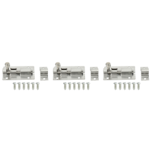 Door Lock Slide Bolt for Bathroom, Toilet Furniture Catch Latch